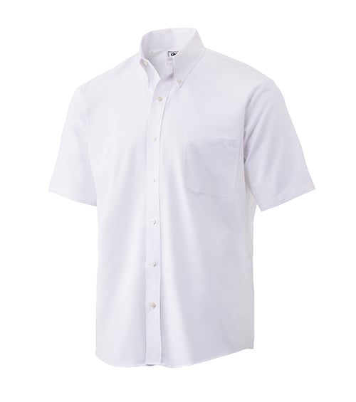 White Short Sleeve Oxford Shirt