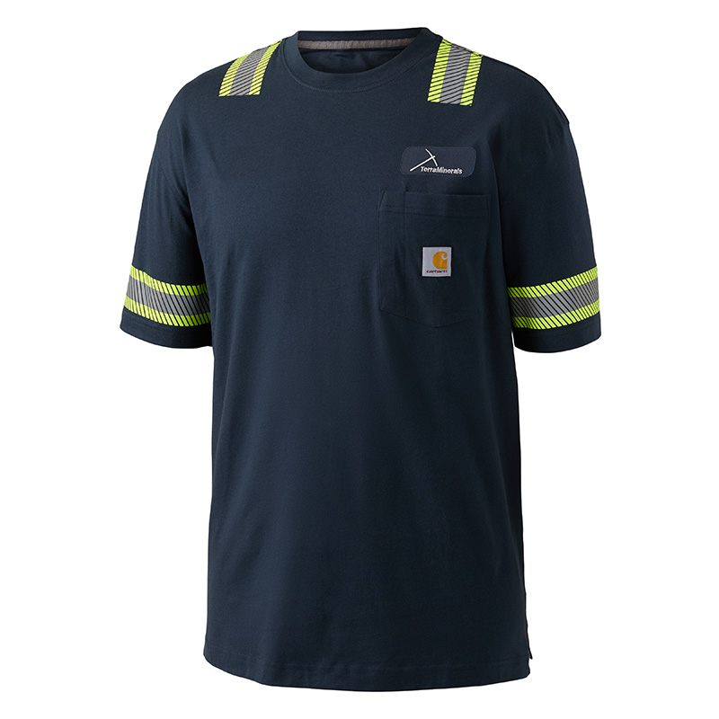 Carhartt® E-Vis Shop Short Sleeve T-Shirt Navy