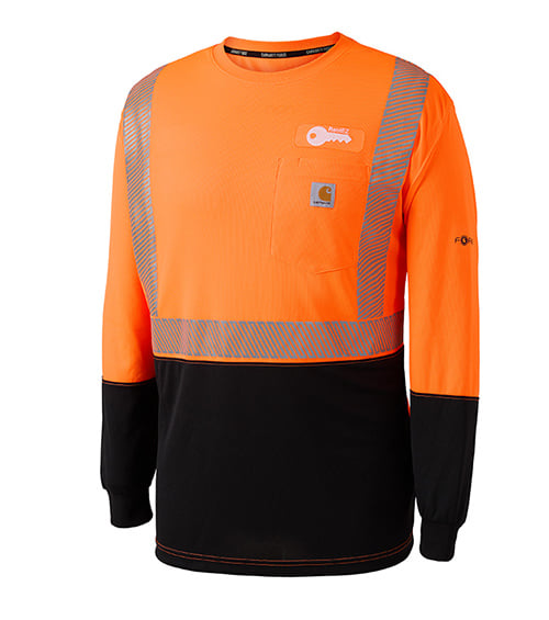 Carhartt® CSA Color Block Long Sleeve T-Shirt - Type R, Class 2